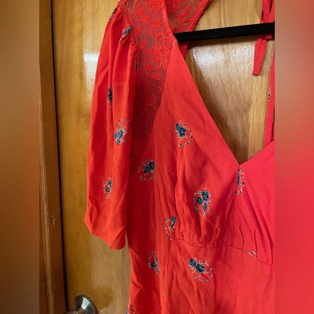 Free People Mockingbird Open Back Mini Dress - Picture 6 of 8